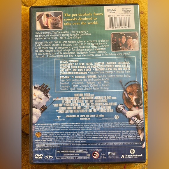 Cats & Dogs (Widescreen Version) DVD - Picture 3 of 4
